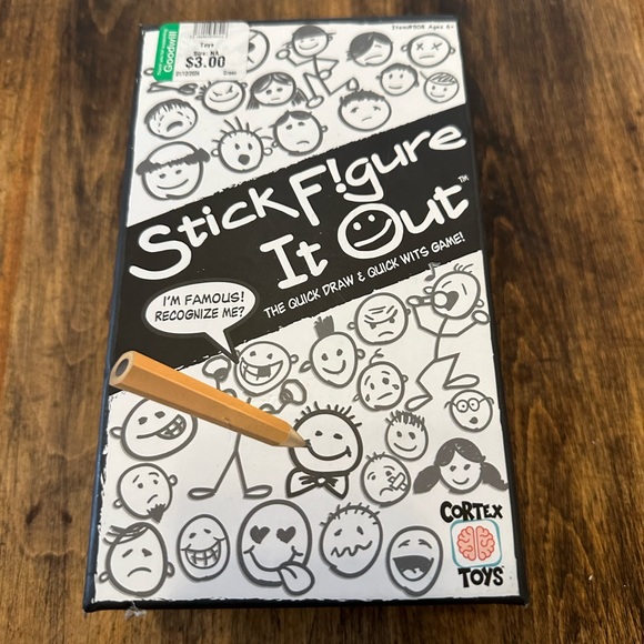 Stick Figure It Out Cortex Toys Game Quick Draw & Quick Wits Game - Picture 2 of 6